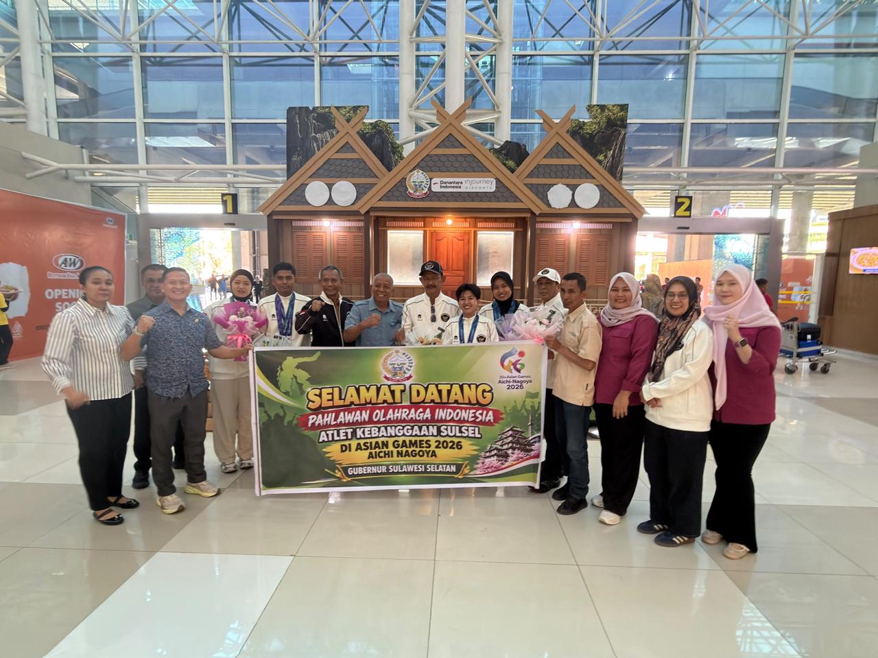 Pemprov Sulsel Jemput Atlet Peraih Medali Asian Games Aichi-Nagoya 2026