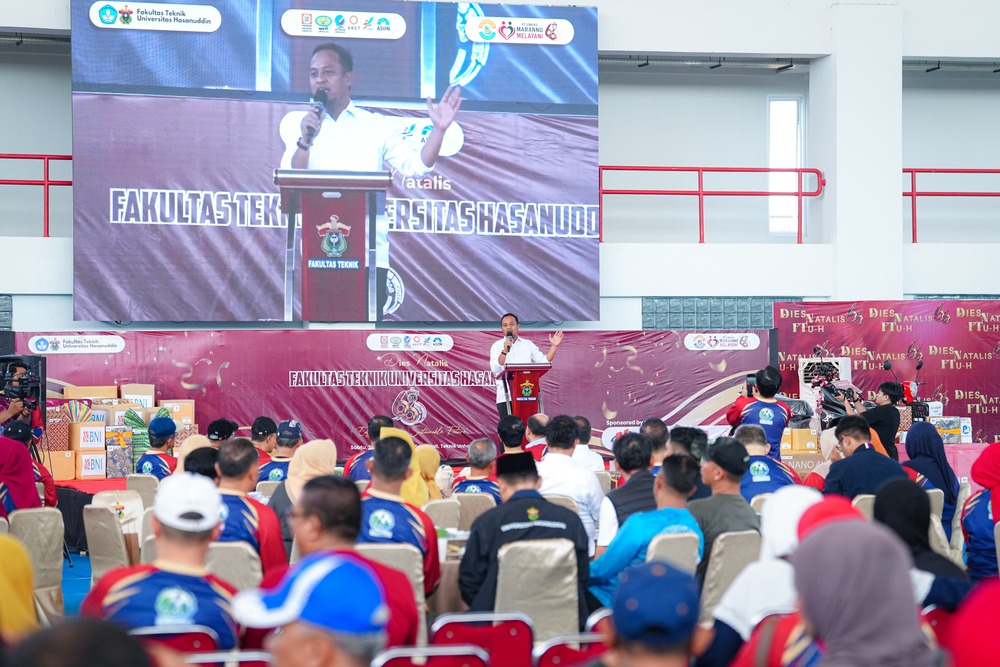 Gubernur Andi Sudirman Dorong Engineer FT Unhas Sukseskan Pembangunan Infrastruktur Sulsel